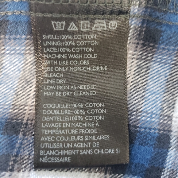 UO- BDG Lace Petticoat Flannel Shirt - Picture 8 of 8